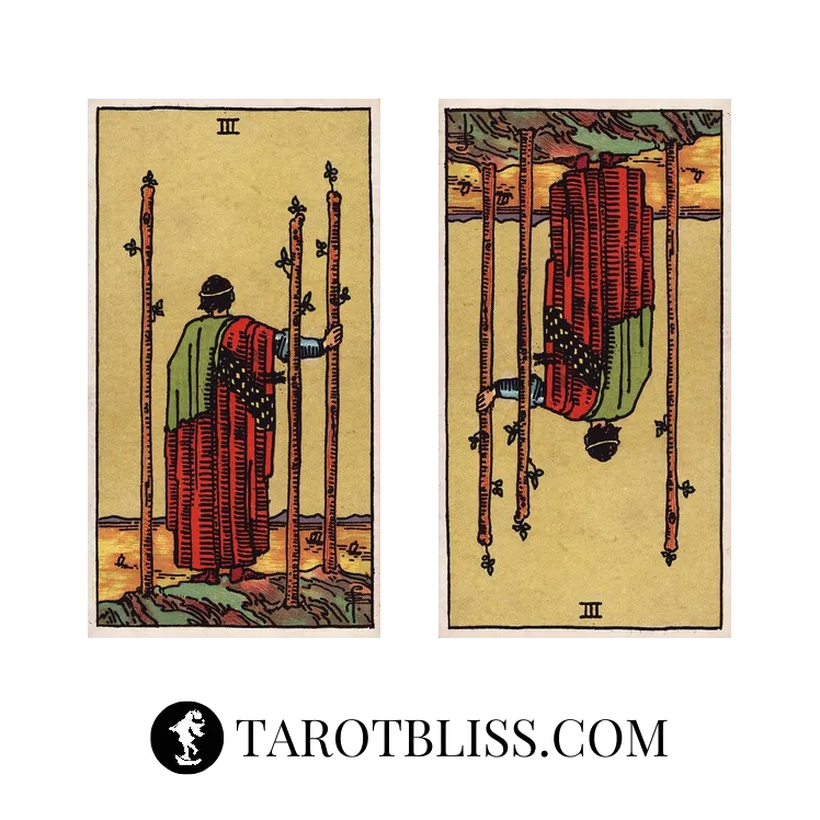 Three of Wands Tarot Card Meaning: Love, Health, Work & More