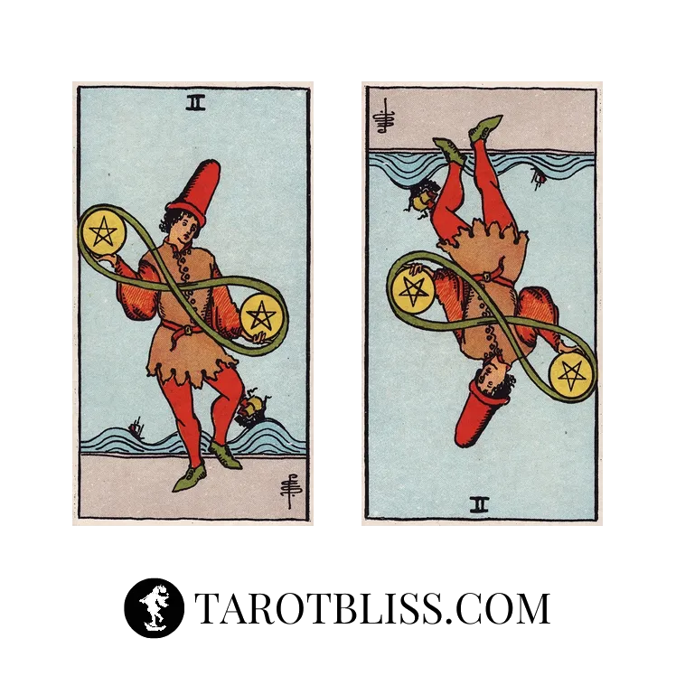 Two of Pentacles Tarot Card Meaning: Love, Health, Money & More