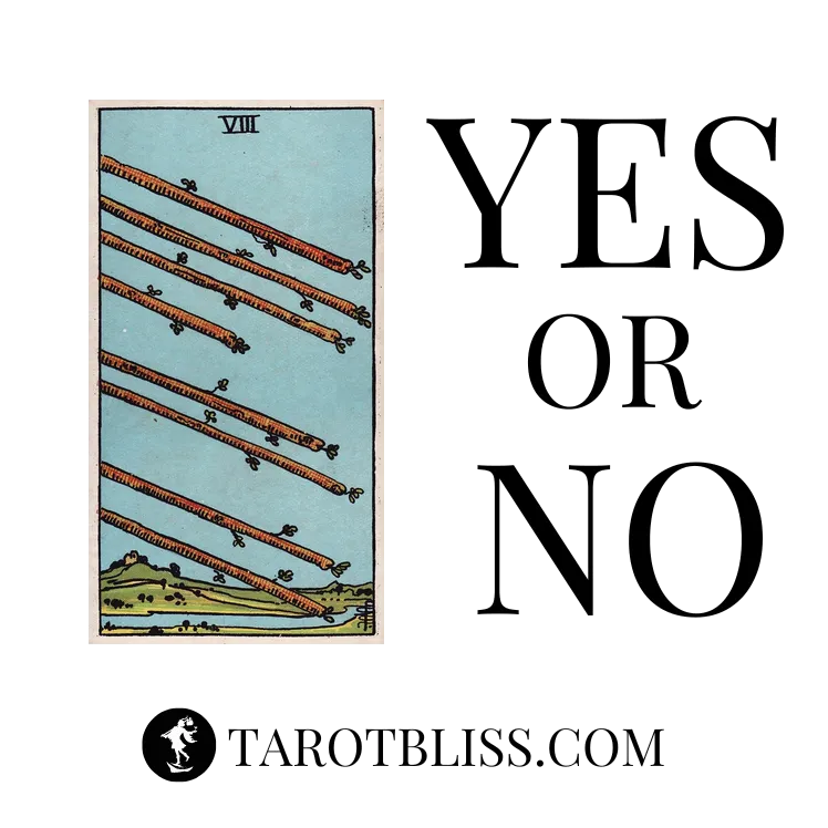 Eight of Wands Yes or No