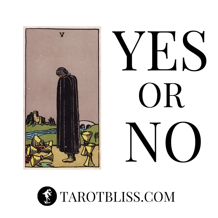 Five of Cups Yes or No