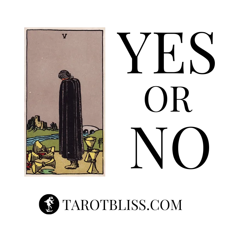 five of cups yes or no tarot