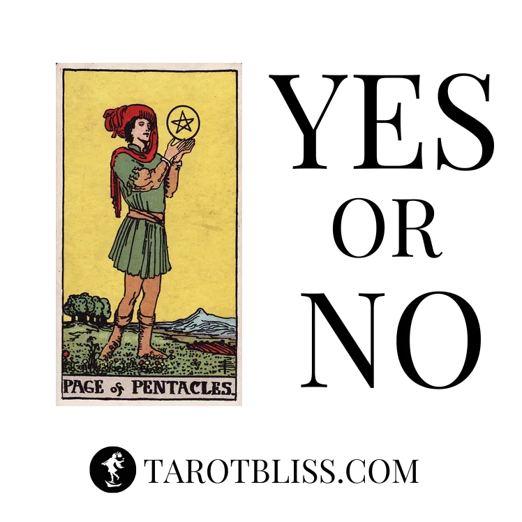 Page of Pentacles Yes or No