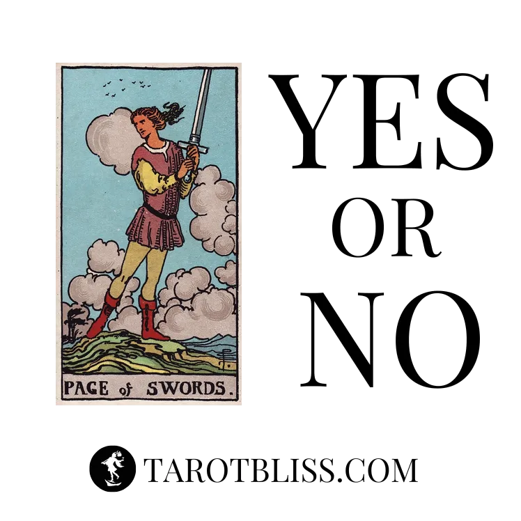 Page of Swords Yes or No