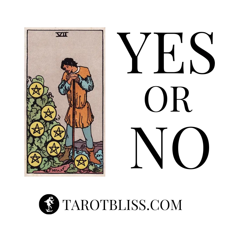 Seven of Pentacles Yes or No