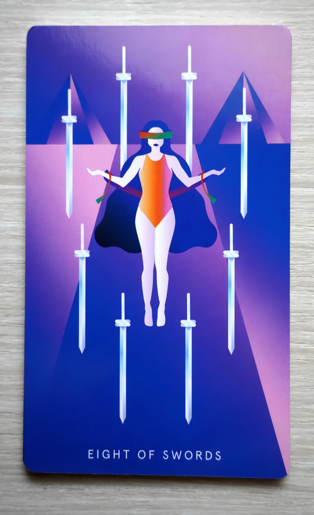 Eight of Swords Tarot Card Mystic Mondays