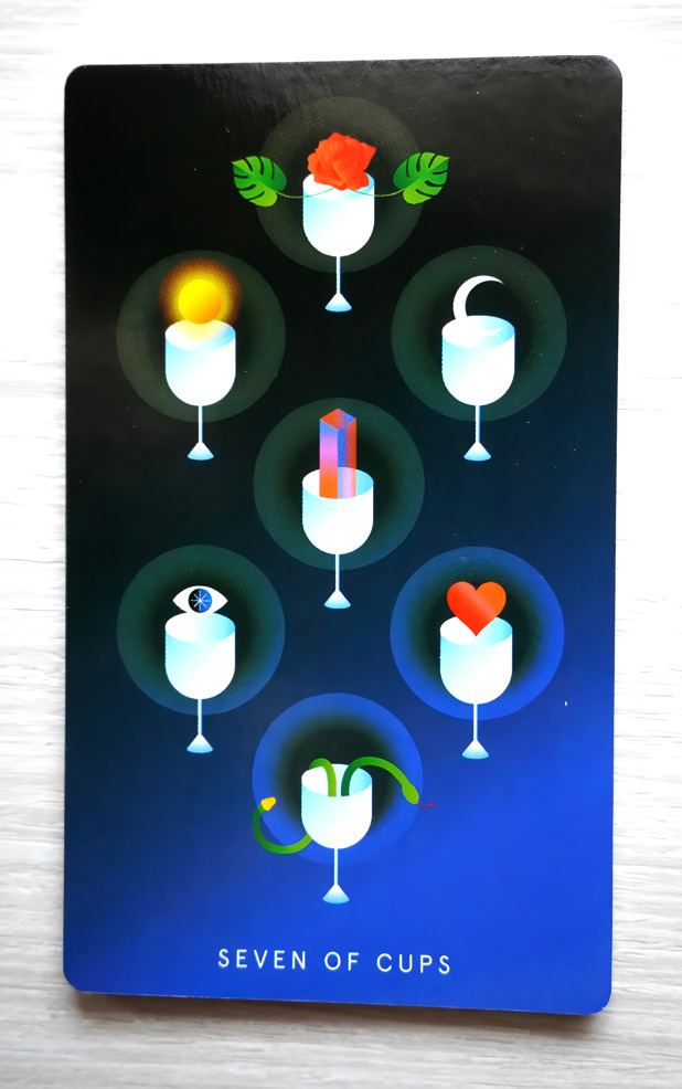 Seven of Cups Tarot Card Mystic Mondays