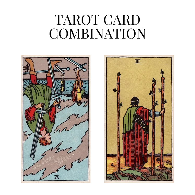 Five Of Swords Reversed AND Three Of Wands Tarot Cards Meaning