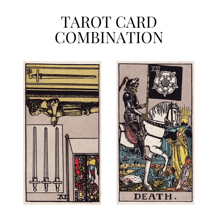 four of swords reversed and death tarot cards combination meaning