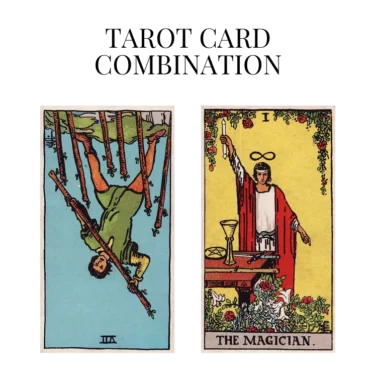 seven of wands reversed and the magician tarot cards combination meaning