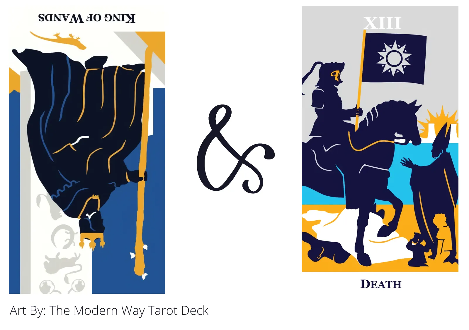 King Of Wands Reversed AND Death Tarot Cards Together king-of-wands-reversed-and-death-tarot-cards-together