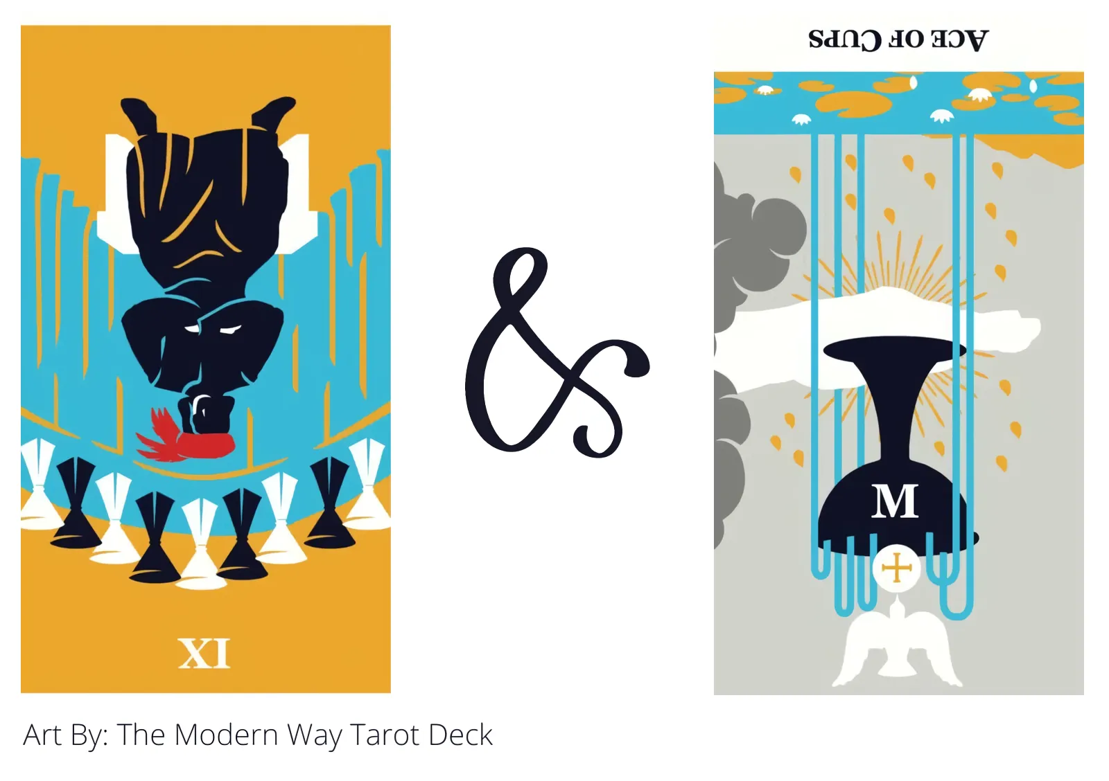 nine of cups reversed and ace of cups reversed tarot cards together