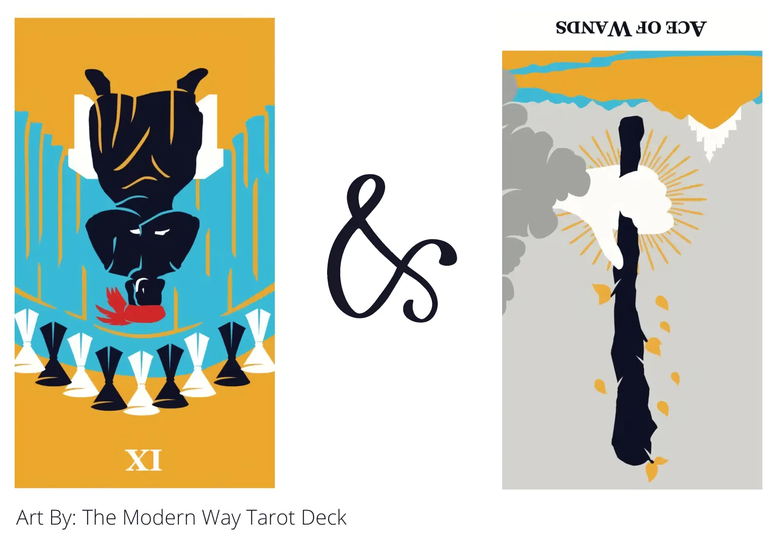 nine of cups reversed and ace of wands reversed tarot cards together