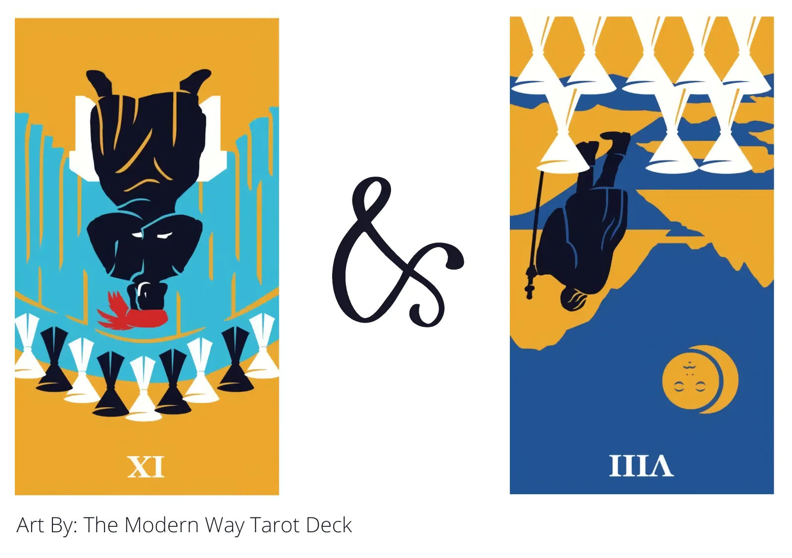 nine of cups reversed and eight of cups reversed tarot cards together