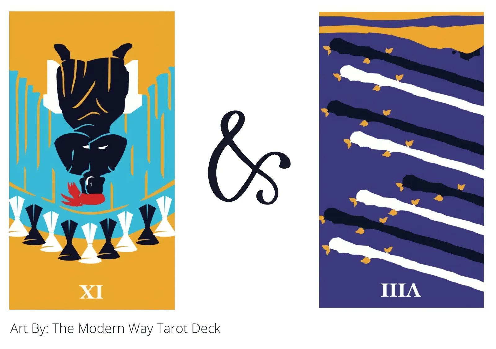 nine of cups reversed and eight of wands reversed tarot cards together