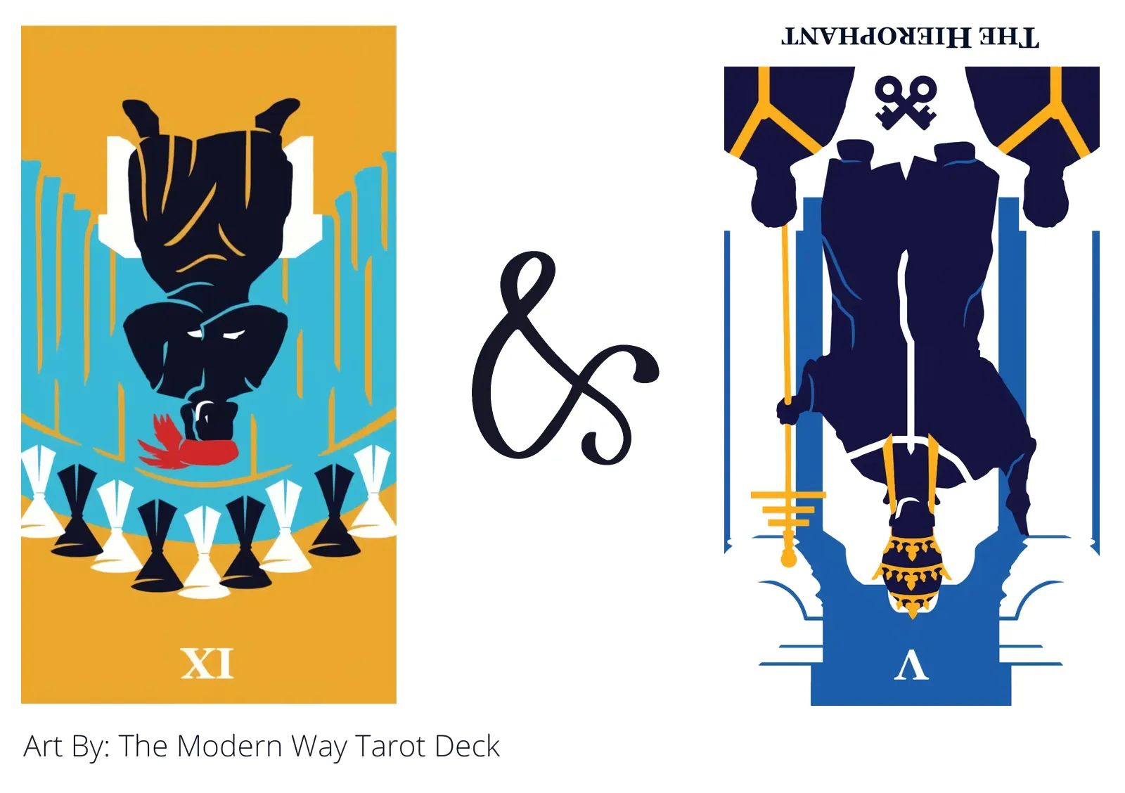 nine of cups reversed and the hierophant reversed tarot cards together