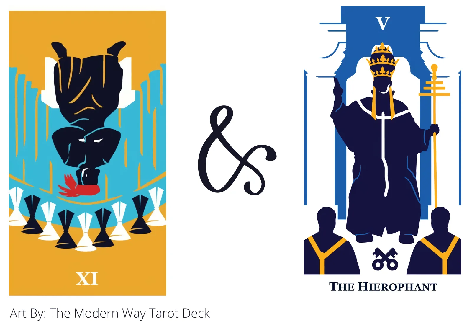 nine of cups reversed and the hierophant tarot cards together