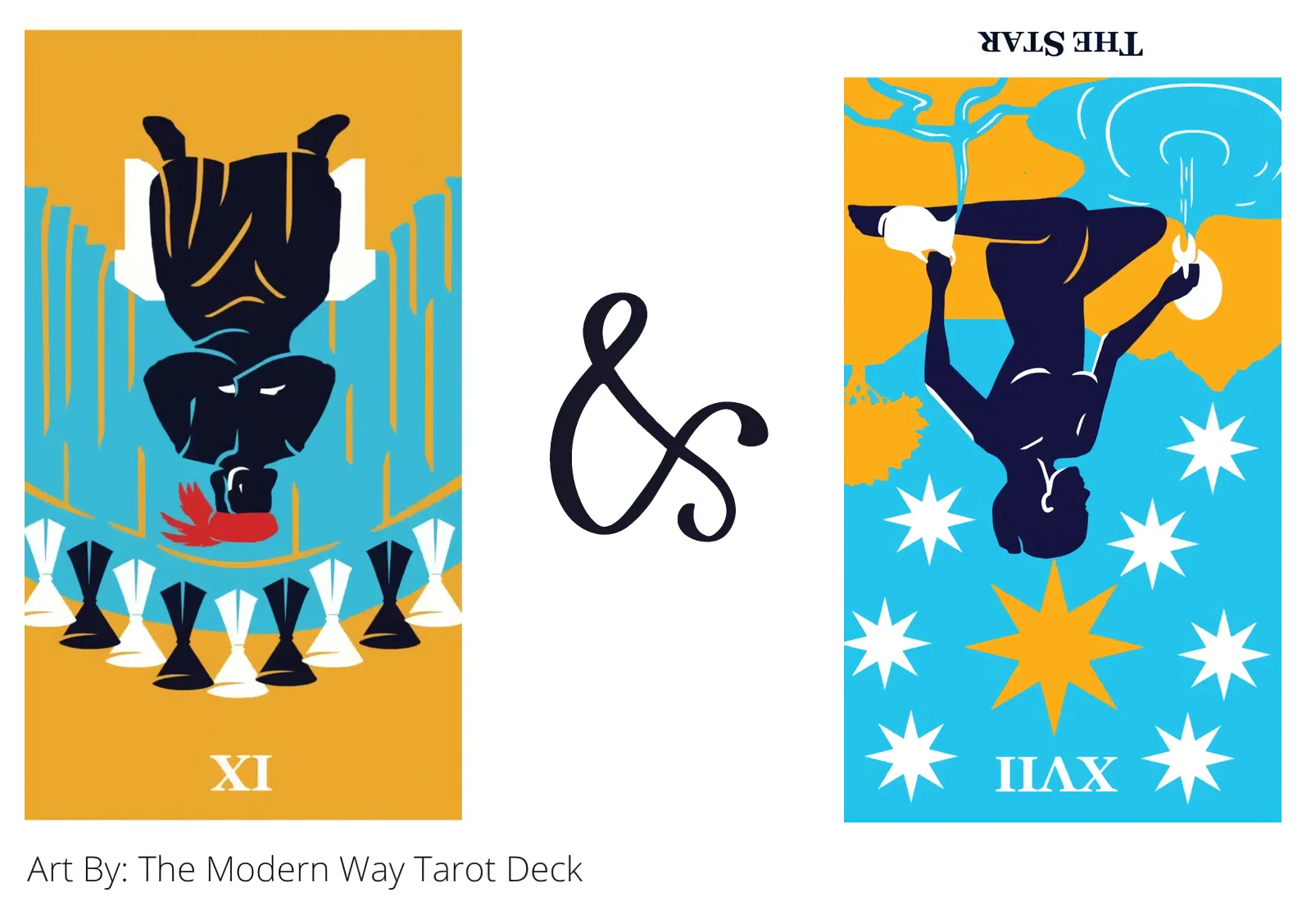 nine of cups reversed and the star reversed tarot cards together