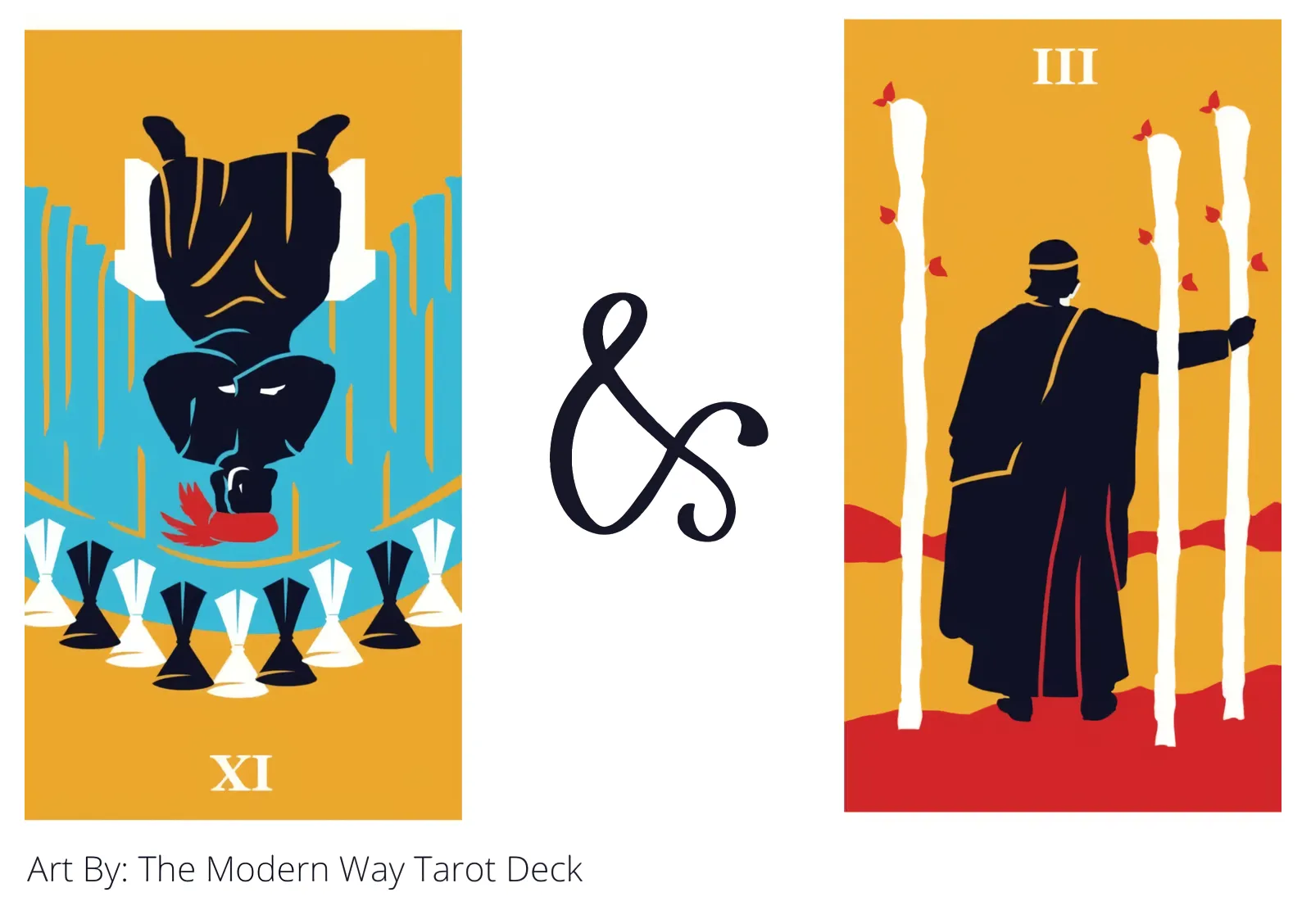 nine of cups reversed and three of wands tarot cards together