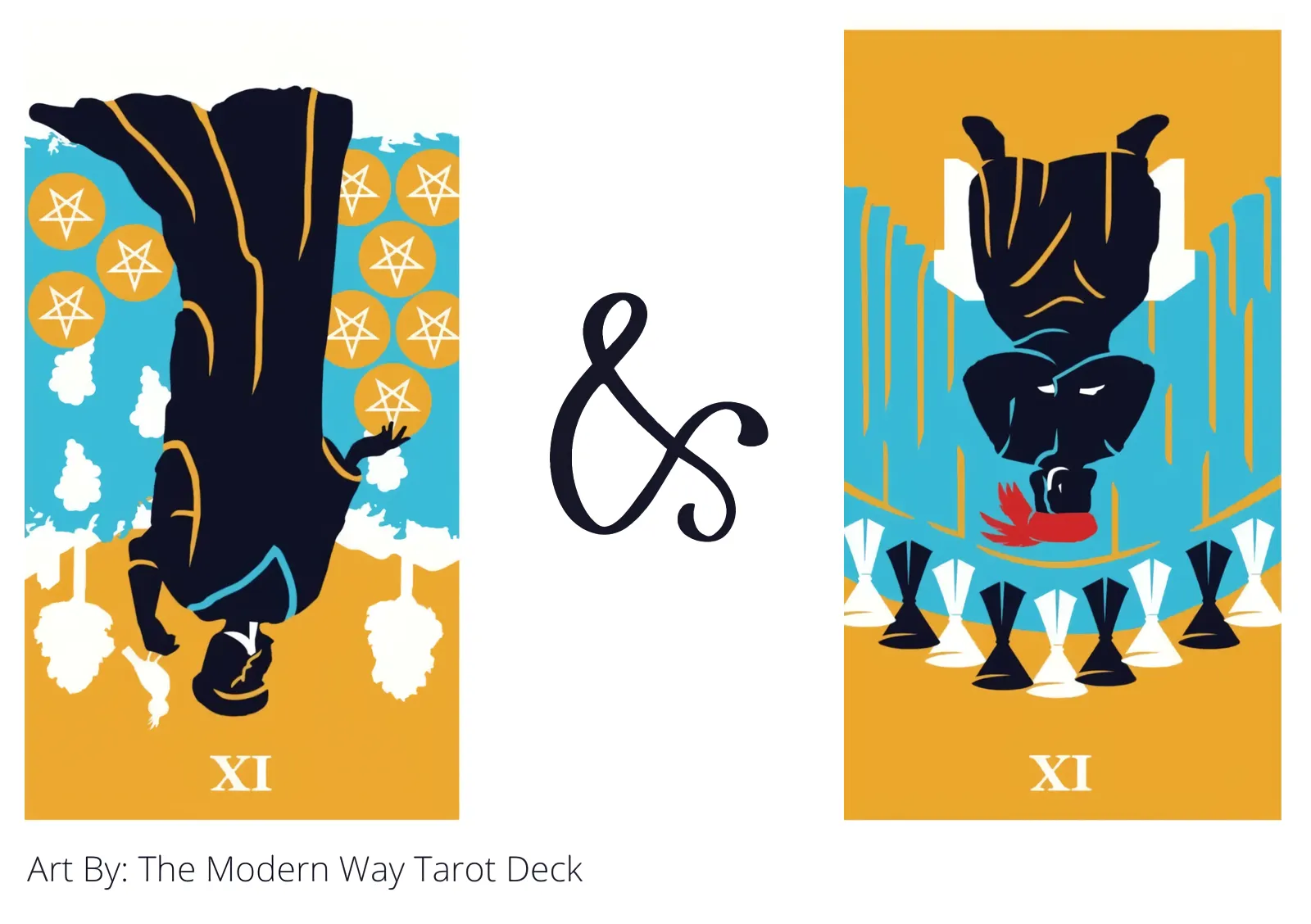 nine of pentacles reversed and nine of cups reversed tarot cards together