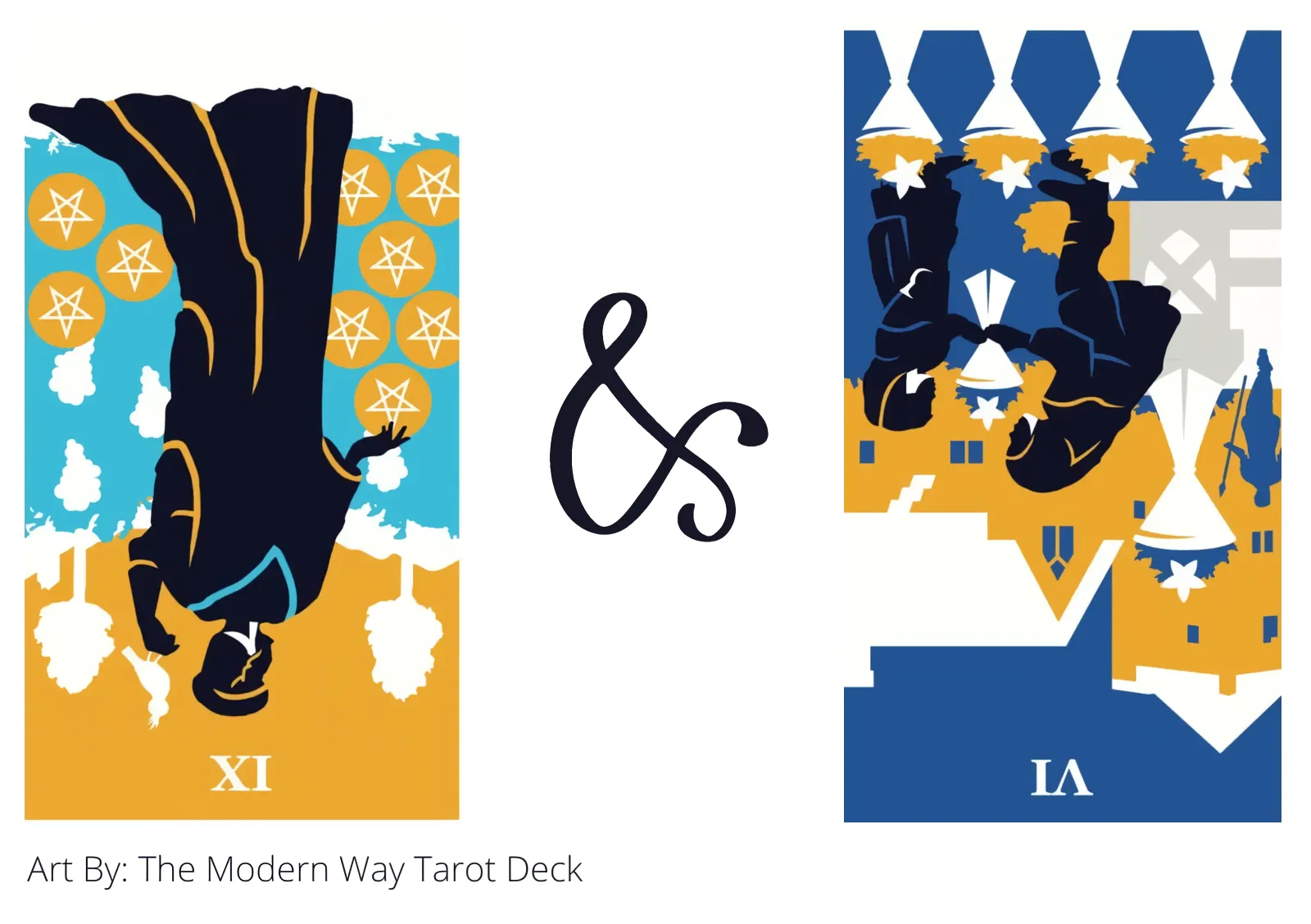 nine of pentacles reversed and six of cups reversed tarot cards together