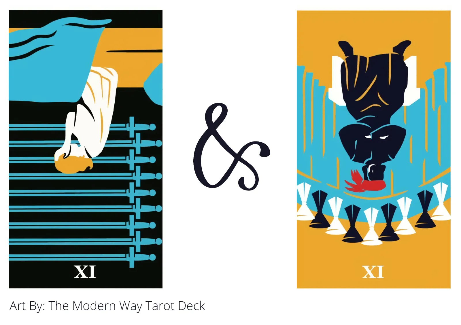 nine of swords reversed and nine of cups reversed tarot cards together