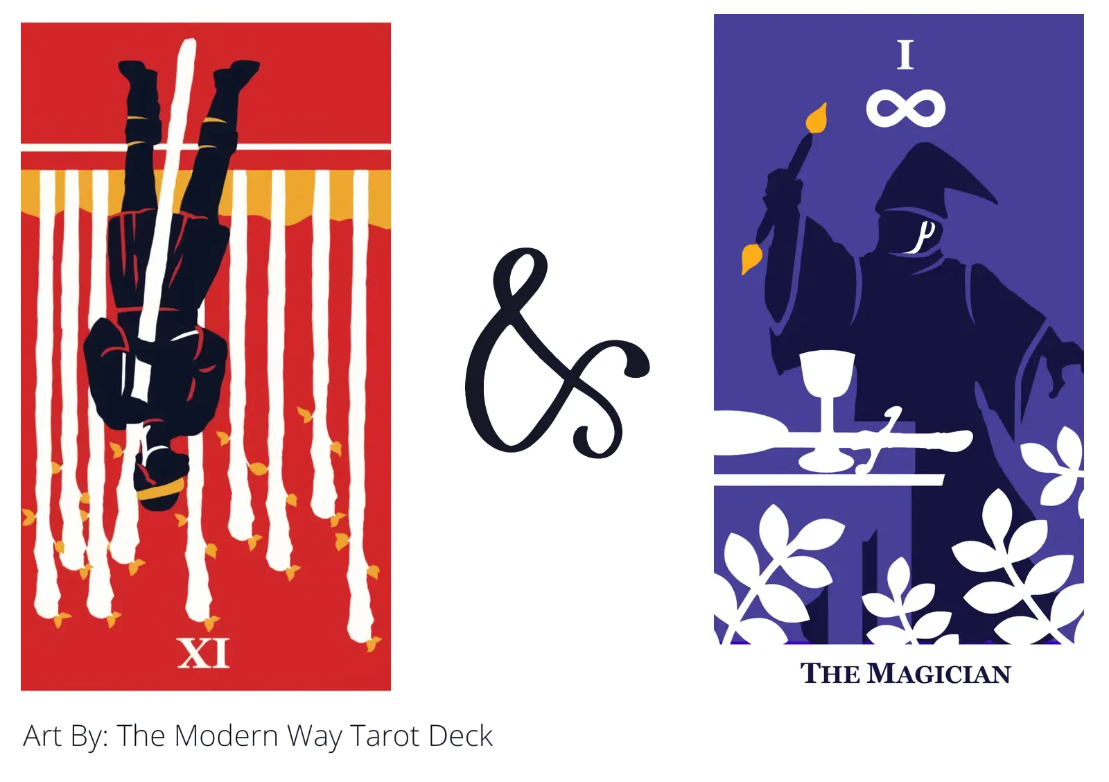 nine of wands reversed and the magician tarot cards together