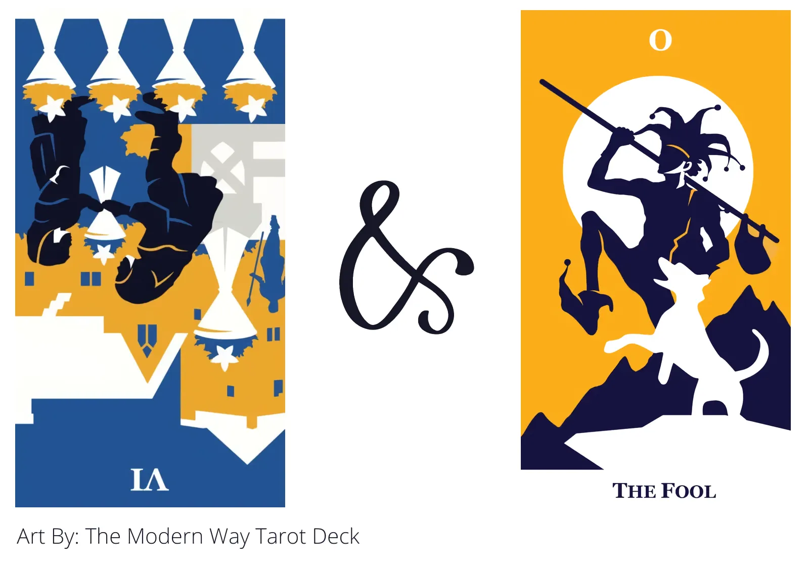 six of cups reversed and the fool tarot cards together