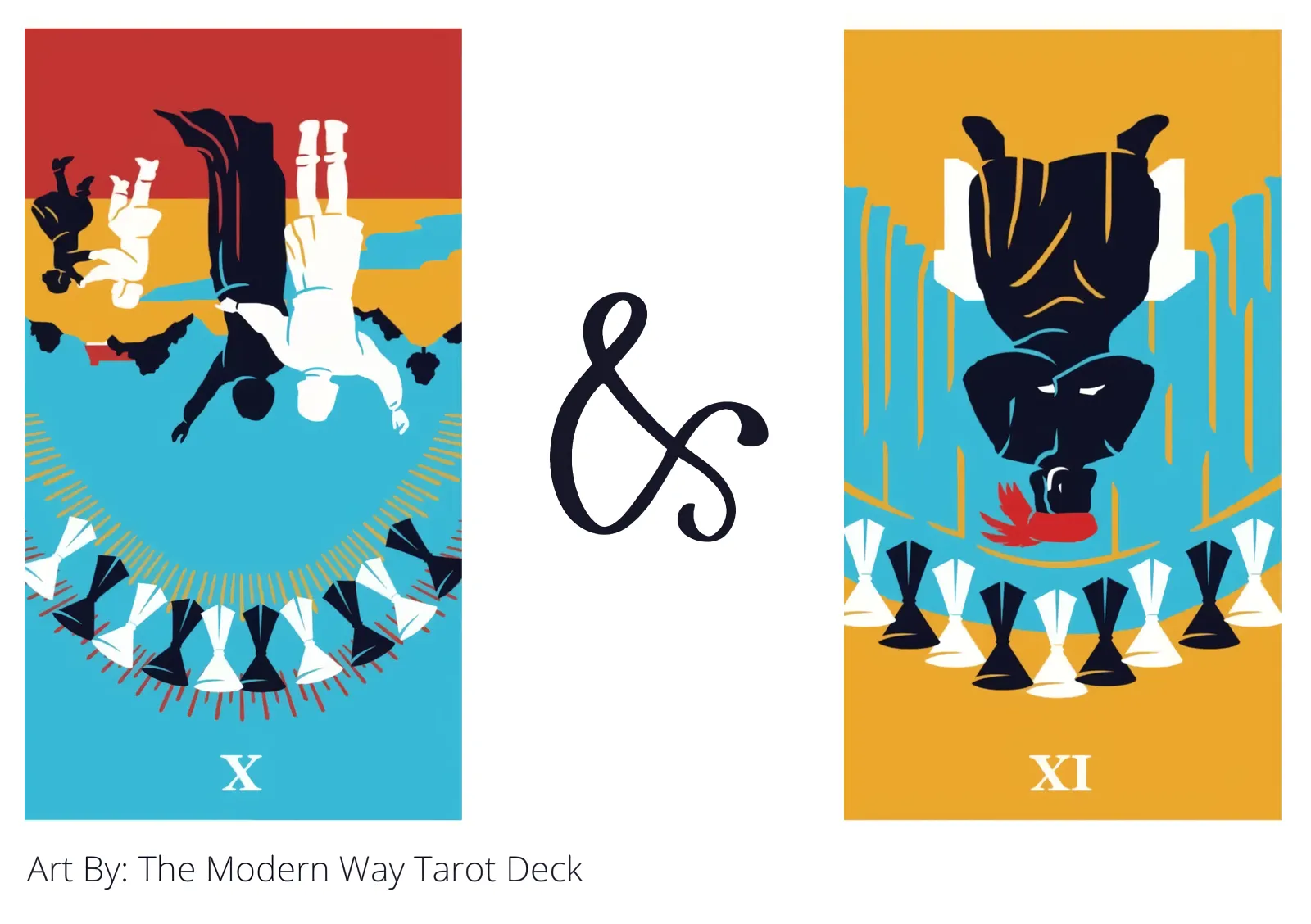ten of cups reversed and nine of cups reversed tarot cards together