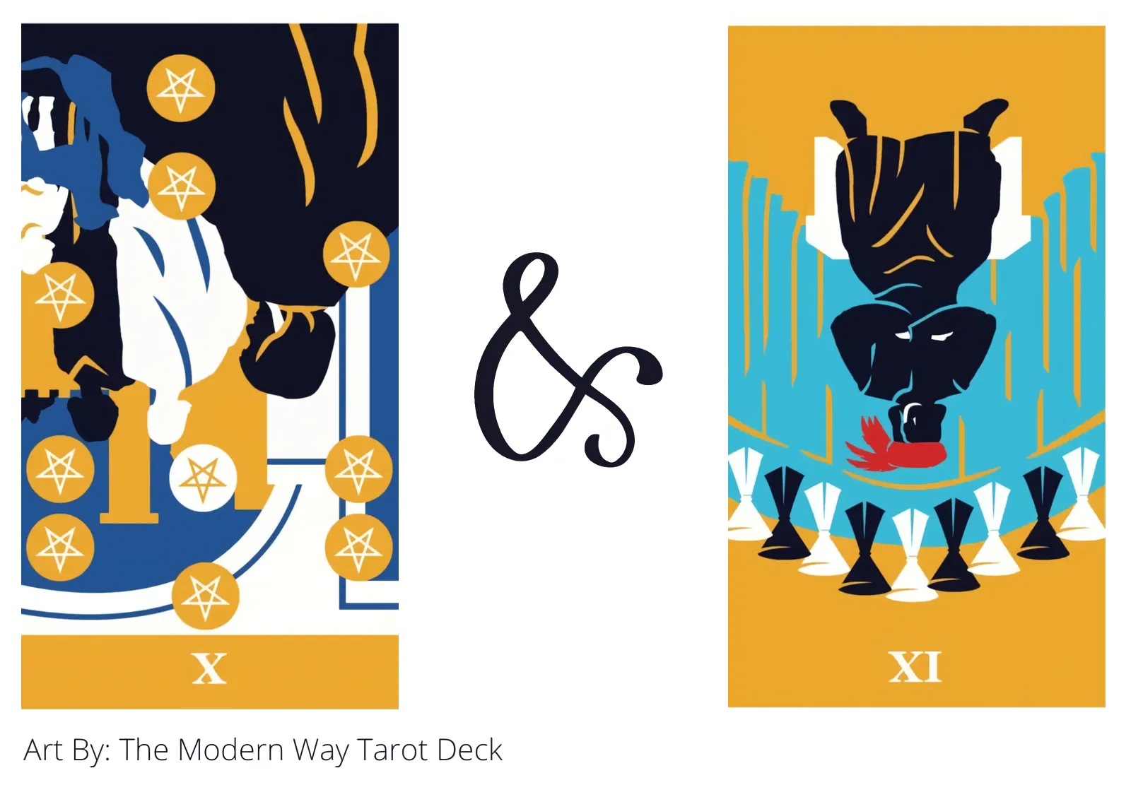 ten of pentacles reversed and nine of cups reversed tarot cards together