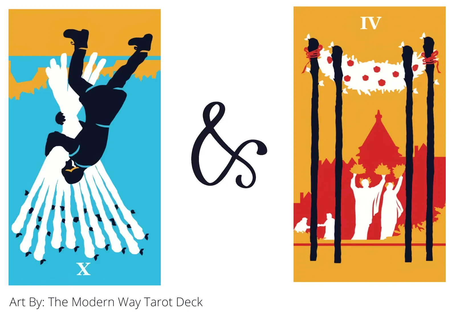 Ten Of Wands Reversed AND Four Of Wands Tarot Cards Together   Tarot Cards Ten Of Wands Reversed And Four Of Wands.webp