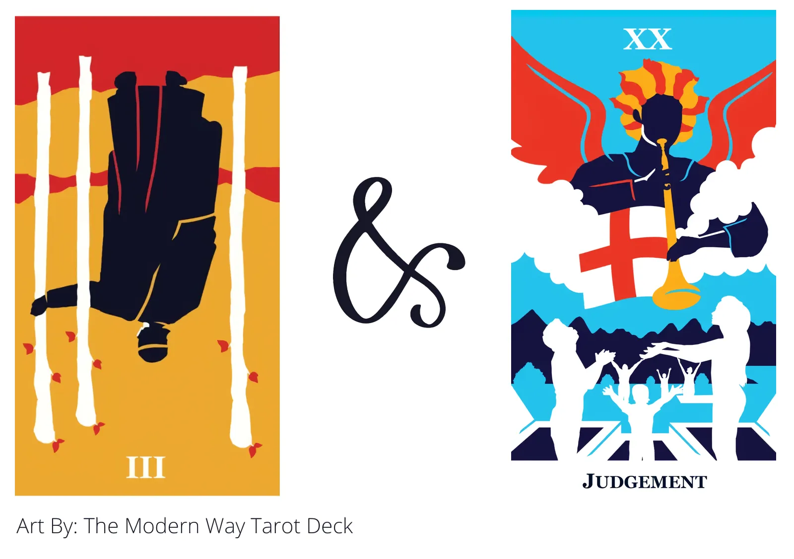 three of wands reversed and judgement tarot cards together